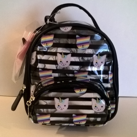 Betsey Johnson Handbags - betsey johnson mini backpack unicorn cat new